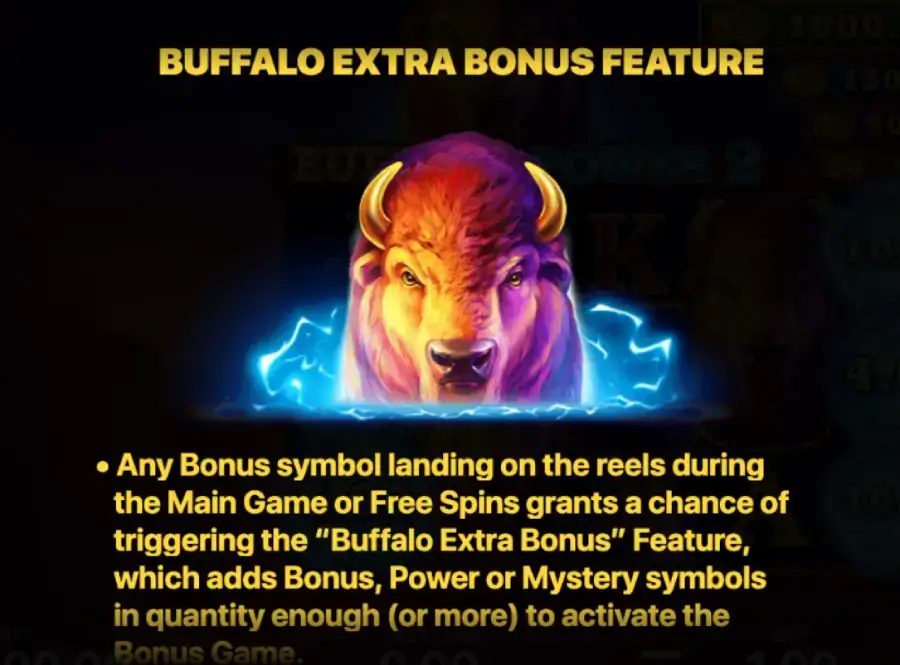 Buffalo Power 2 Buffalo Extra Bonus feature